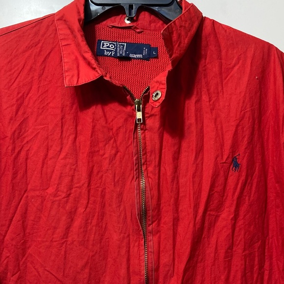 Vintage Polo by Ralph Lauren Bold Red Jacket L - Picture 2 of 4
